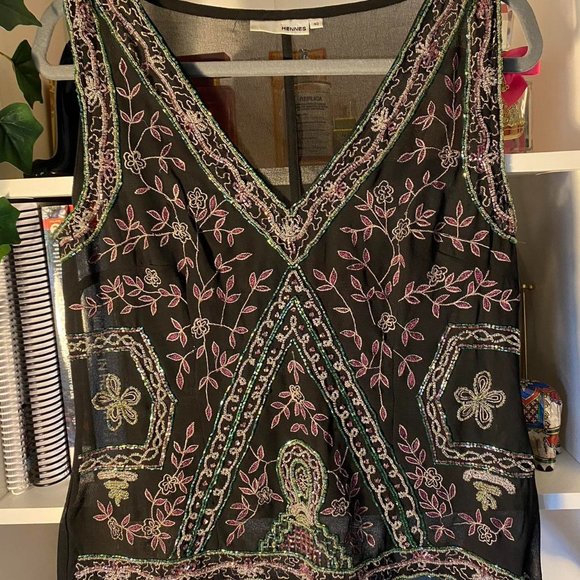 The most stunning embellished sheer vest - Picture 1 of 3